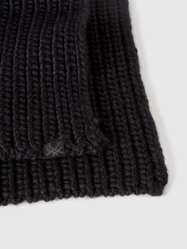 KNITTED SCARF Junior Boy image number 3